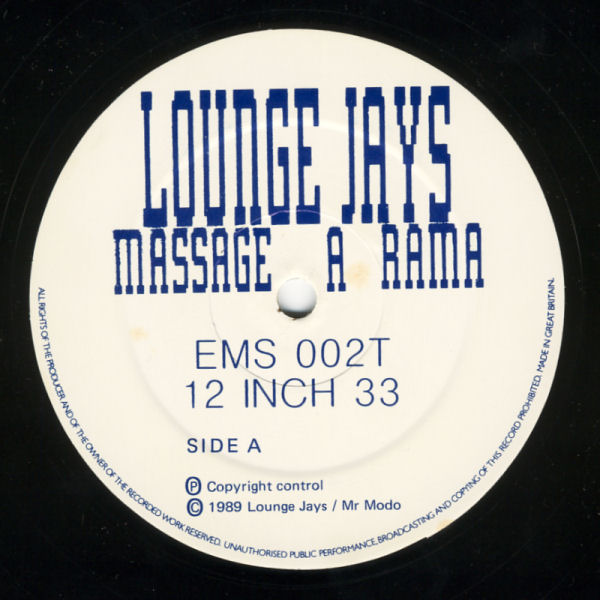 Lounge Jays - Massage-A-Rama - UK 12" Single - Side A