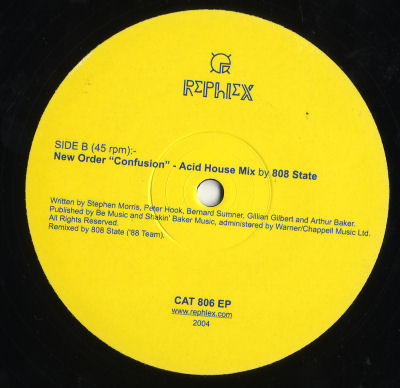 New Order - "Acid House Mixes by 808 State (1988)"