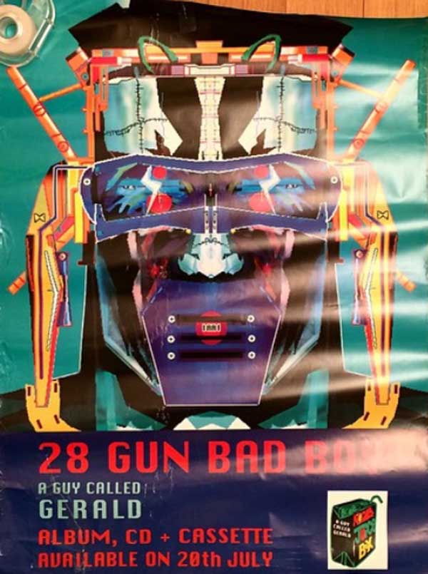 A Guy Called Gerald - 28 Gun Bad Boy - UK Promo Poster