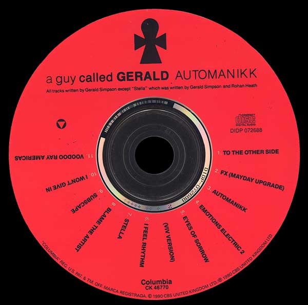 A Guy Called Gerald - Automanikk - US CD - CD
