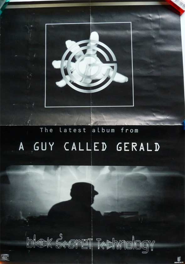 A Guy Called Gerald - Black Secret Technology (Original) - UK Poster