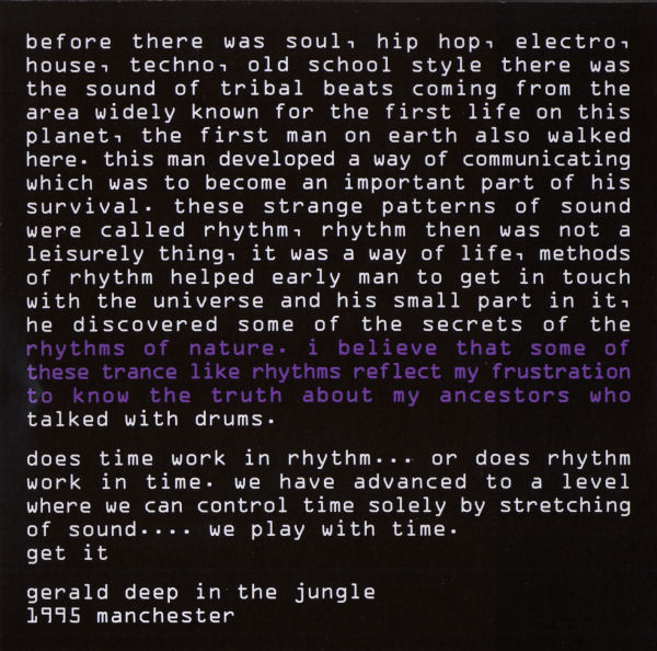 A Guy Called Gerald - Black Secret Technology (2008 Remaster)