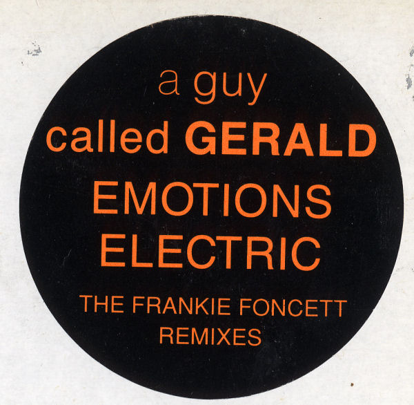 A Guy Called Gerald - Emotions Electric - UK 12" Promo Single - Sticker