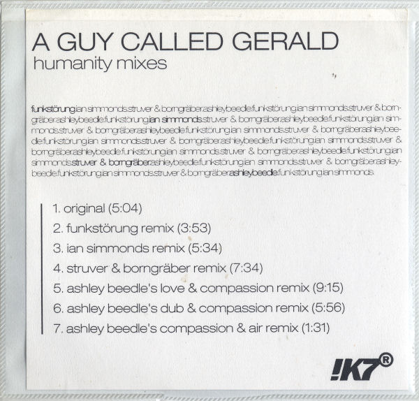 A Guy Called Gerald - Humanity Mixes