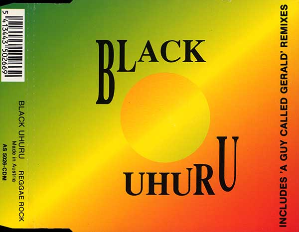 Black Uhuru - Reggae Rock - Austrian CD Single - Front