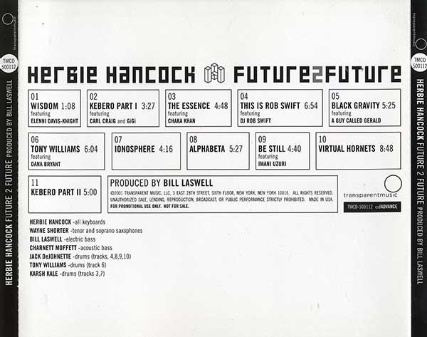 Herbie Hancock - Future 2 Future