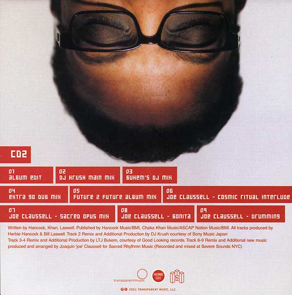 Herbie Hancock - Future 2 Future - UK 2xCD - Credits