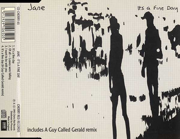 Jane - It's A Fine Day (CD Single)