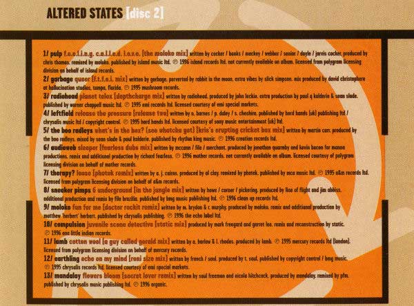Various - Altered States: Distorted Dance & Remix Rock