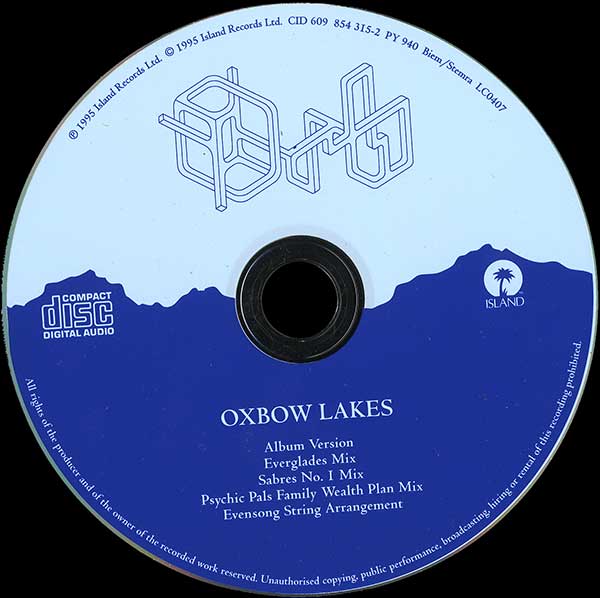 Orb - Oxbow Lakes - UK CD Single - CD