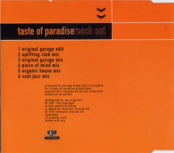 Taste Of Paradise - Reach Out