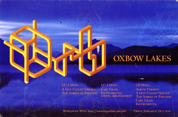 Orb - Oxbow Lakes - UK Promo Postcard - Front