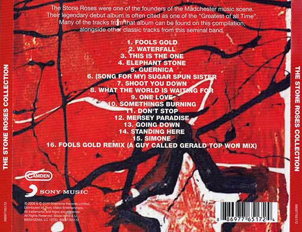 The Stone Roses - Collection - UK CD - Back