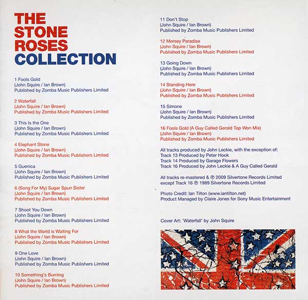 The Stone Roses - Collection - UK CD - Credits