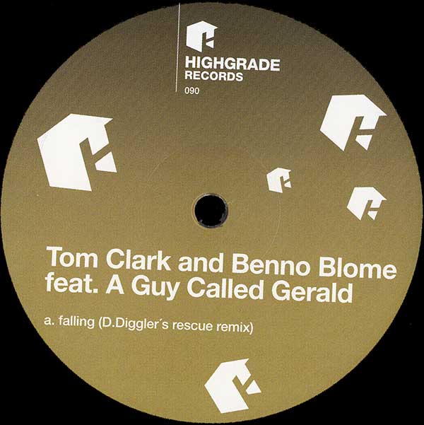 Tom Clark and Benno Blome feat. A Guy Called Gerald - Falling - German 12" Single - Side 1