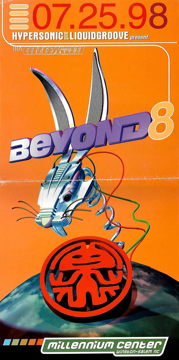 25 July: A Guy Called Gerald, Beyond 8, Millenium Center, Winston-Salem, North Carolina, USA
