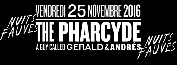 25 November: A Guy Called Gerald, Nuits Fauves, Paris, France