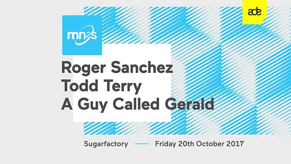 20 October: A Guy Called Gerald, MN2S, Sugar Factory, Amsterdam, The Netherlands