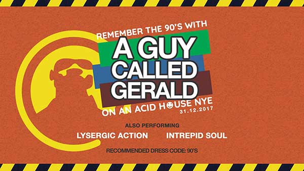 31 December: NYE with A Guy Called Gerald: Remember The 90s, OTTO, Bucharest, Romania