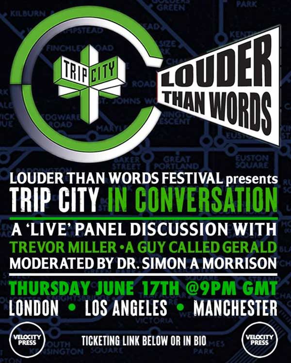 17 June: Trip City: A Guy Called Gerald & Trevor Miller in Conversation, Louder Than Words Festival