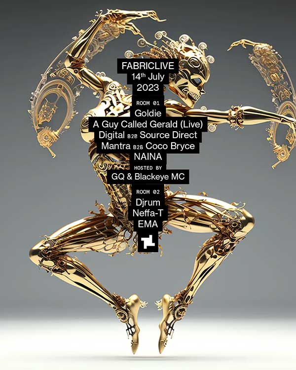 14 July: A Guy Called Gerald Live, FabricLive, Fabric, London, England