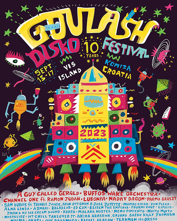 15 September: A Guy Called Gerald, Goulash Disko Festival, Komiža, Croatia 