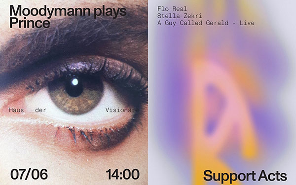 7 June: A Guy Called Gerald Live, Moodyman Plays Prince, Club Der Visionäre, Berlin, Germany