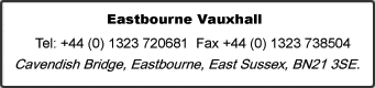 Eastbourne Vauxhall - No.1 VX220 Dealer in the South East
